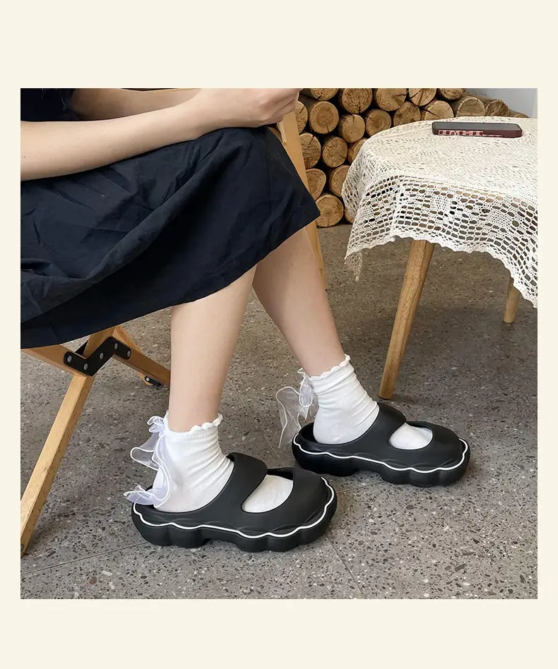 Mary Jane Baotou Pink EVA Sandals Women Summer — feature 5