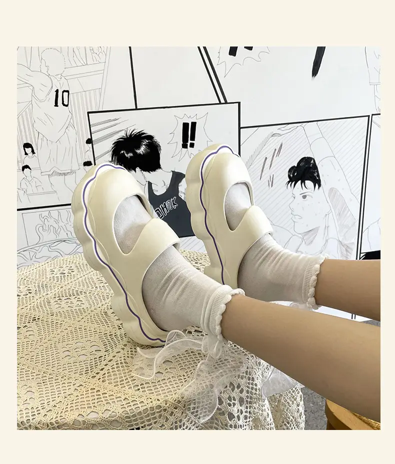 Mary Jane Baotou Pink EVA Sandals Women Summer — feature 7