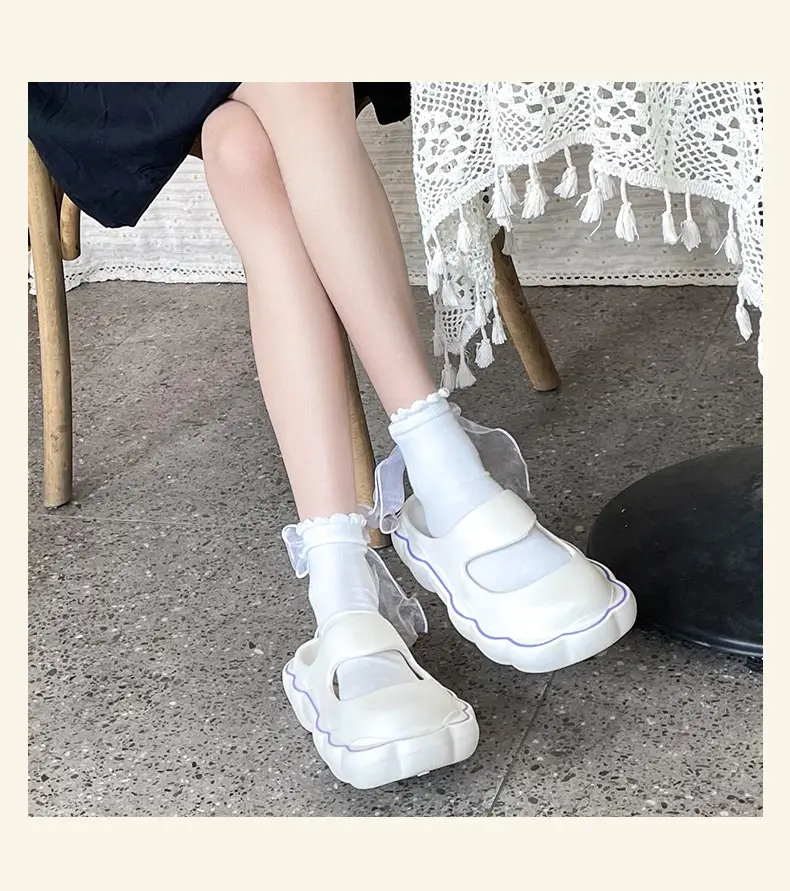 Mary Jane Baotou Pink EVA Sandals Women Summer — feature 8