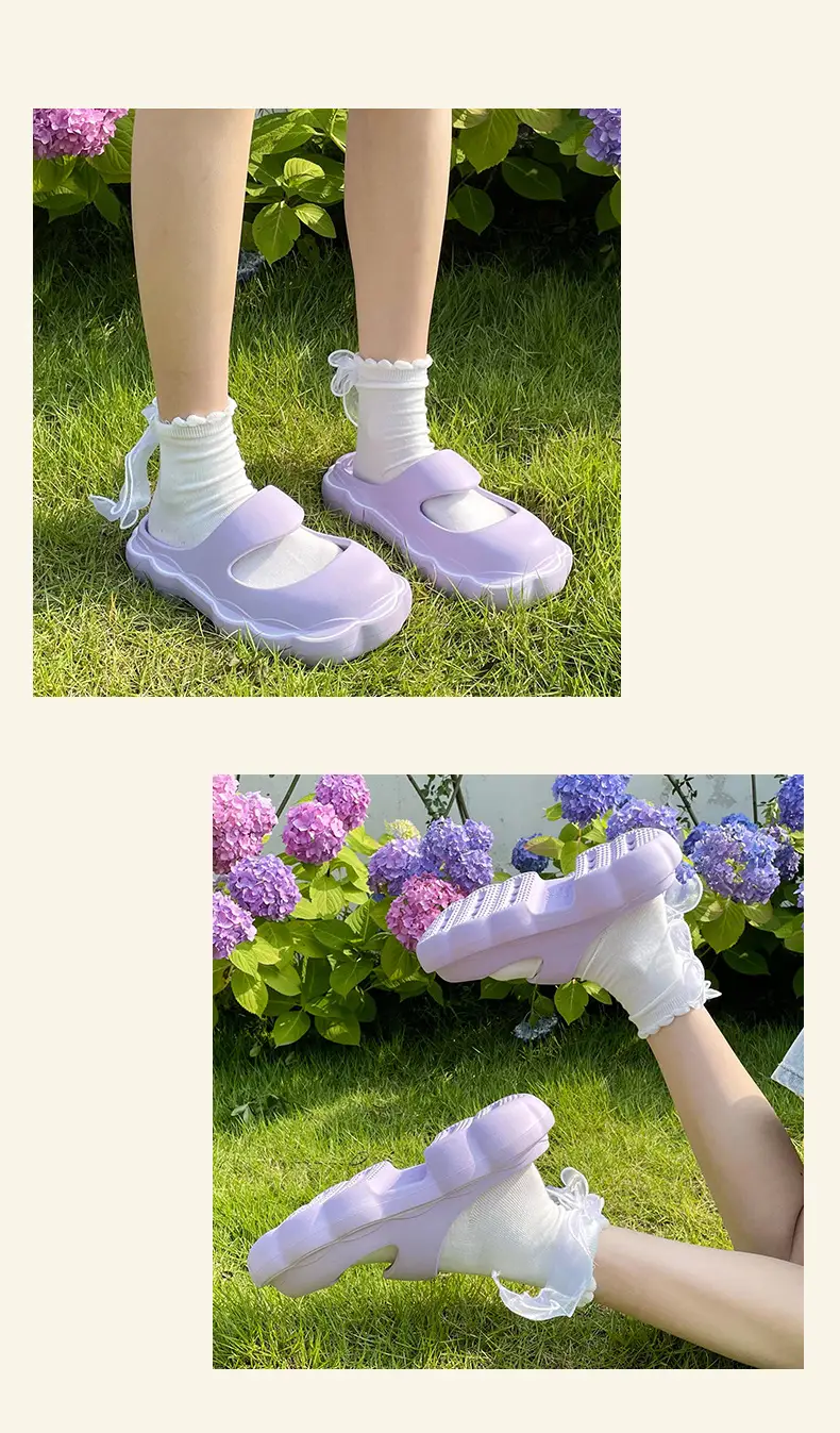 Mary Jane Baotou Pink EVA Sandals Women Summer — feature 9