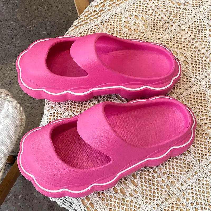 Mary Jane Baotou Pink EVA Sandals Women Summer - Image 3