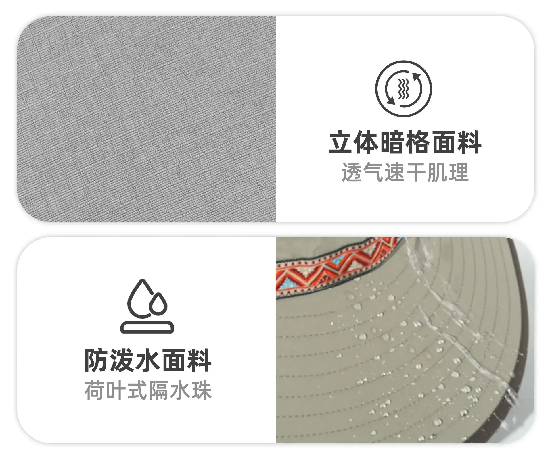 Adjustable UV50+ Sun Hat with Anti-UV Fabric — feature 11