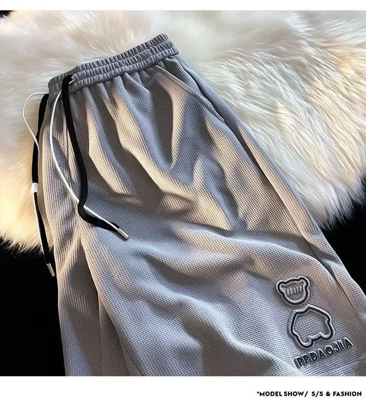 Men's White Cotton Shorts Loose Fit Summer Wear — feature 6