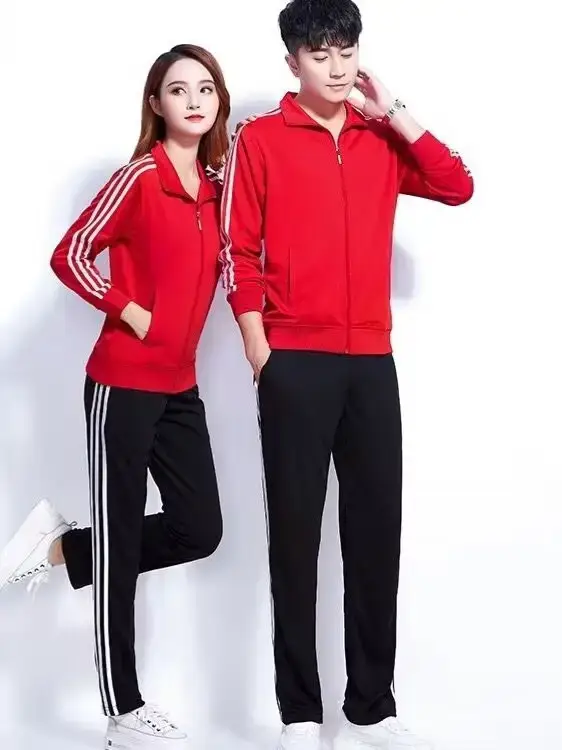 Men Black Track Suit with White Stripes - Image 39
