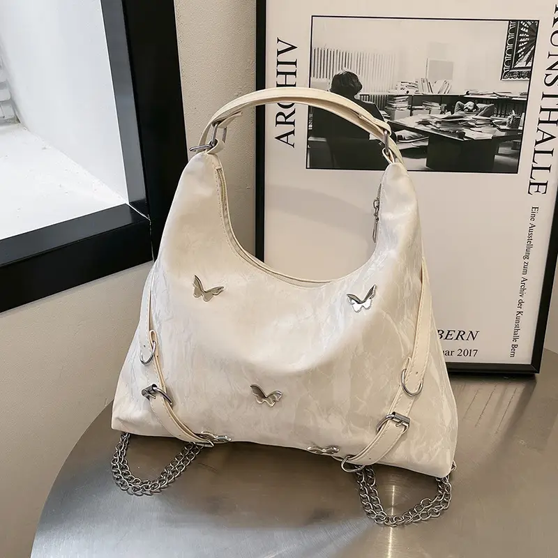 Silver Glitter Shoulder Bag for Women 2024 - Image 2