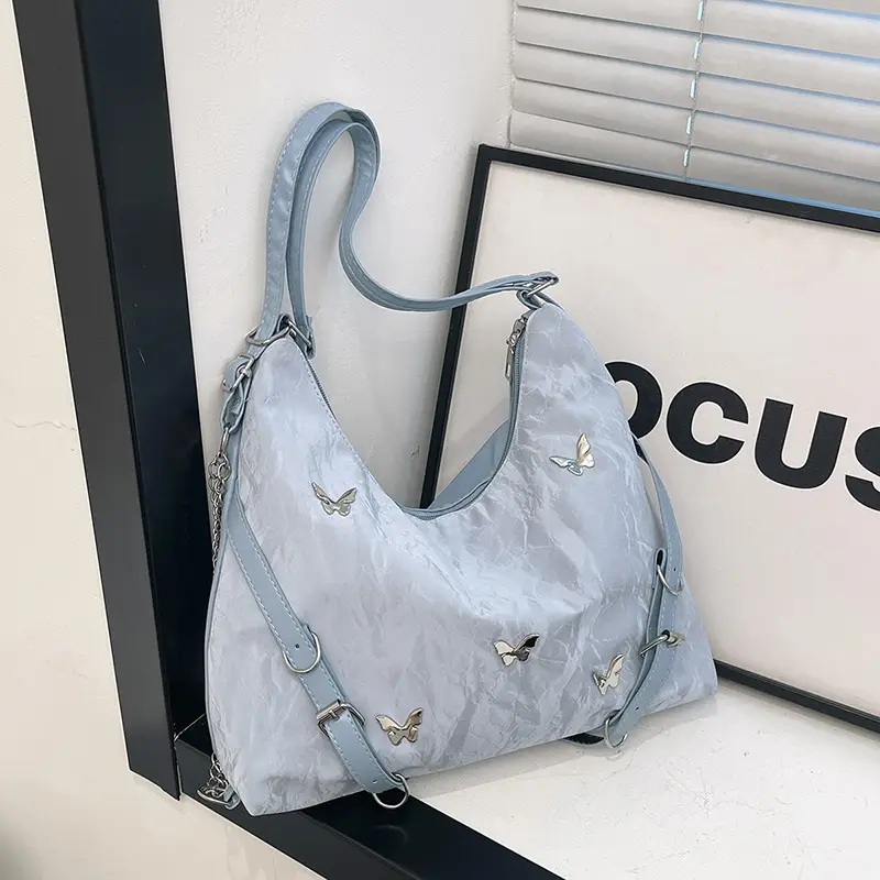 Silver Glitter Shoulder Bag for Women 2024 - Image 4