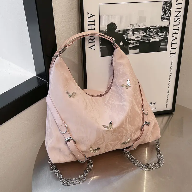 Silver Glitter Shoulder Bag for Women 2024 - Image 5
