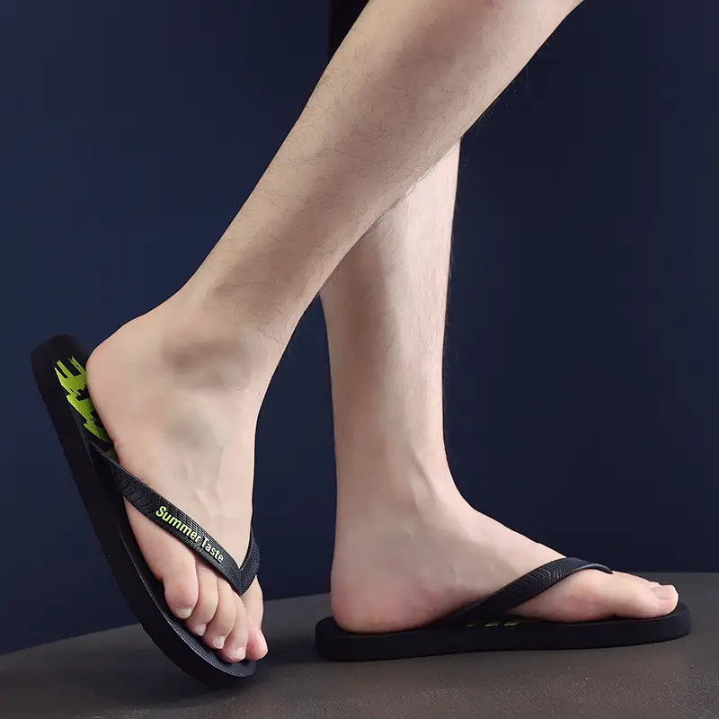 Men's Casual Slipper Red White Black Vietnam Beach Clip Flip Flops
