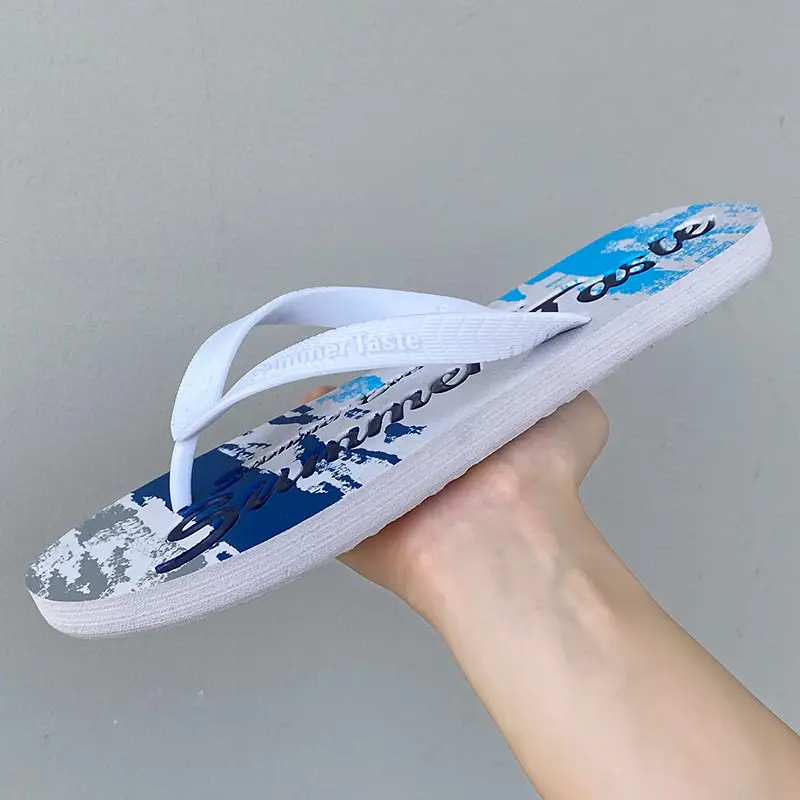 Men's Casual Slipper Red White Black Vietnam Beach Clip Flip Flops