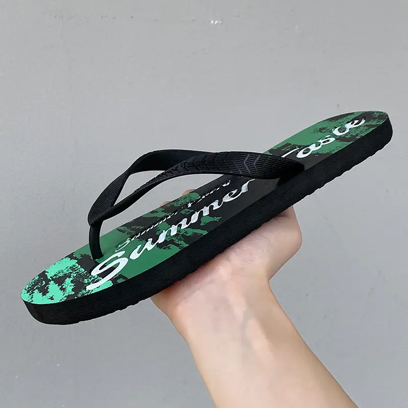 Men's Casual Slipper Red White Black Vietnam Beach Clip Flip Flops