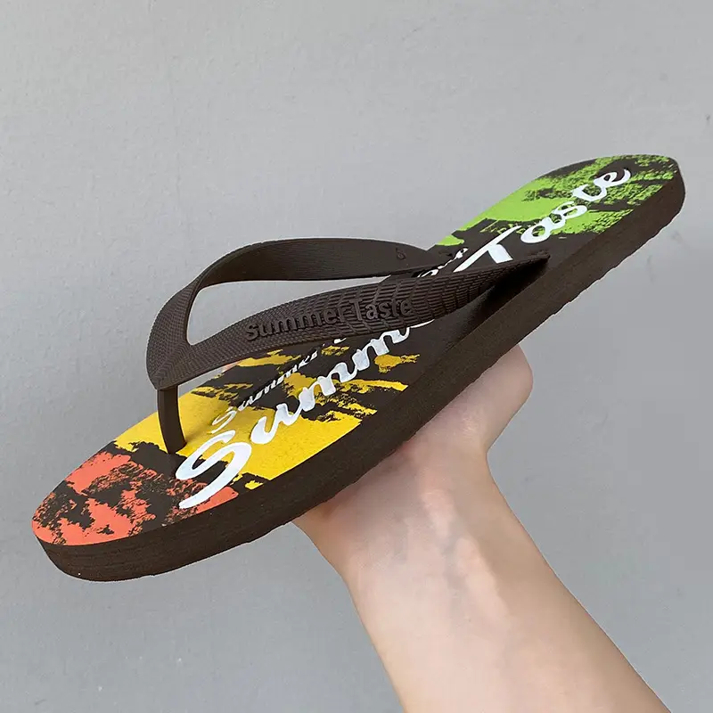 Men's Casual Slipper Red White Black Vietnam Beach Clip Flip Flops