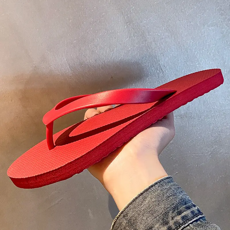 Men's Casual Slipper Red White Black Vietnam Beach Clip Flip Flops