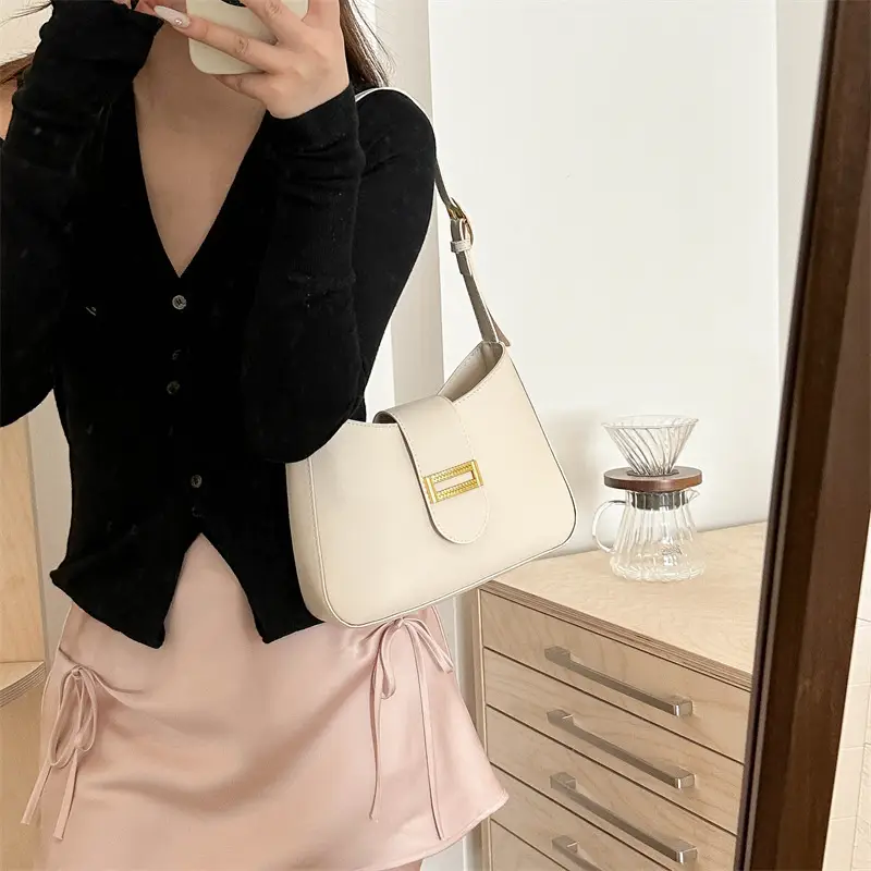 Beige Shoulder Bag for Women 2024 New Arrival - Image 7
