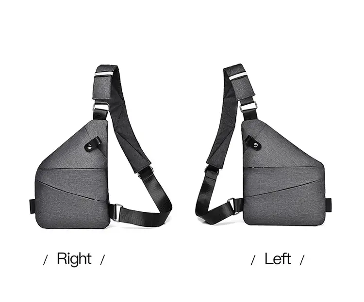 Men's Grey Shoulder Bag Travel Casual Wholesale — feature 14