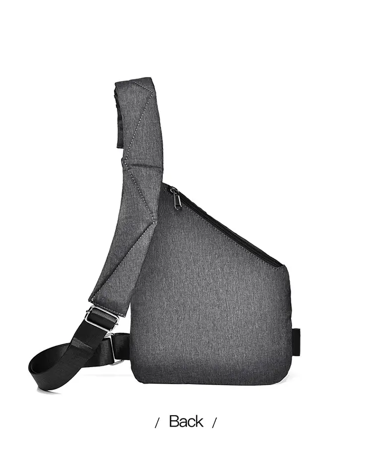 Men's Grey Shoulder Bag Travel Casual Wholesale — feature 16