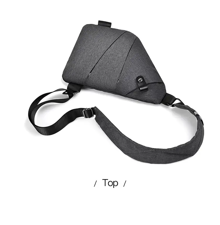Men's Grey Shoulder Bag Travel Casual Wholesale — feature 17
