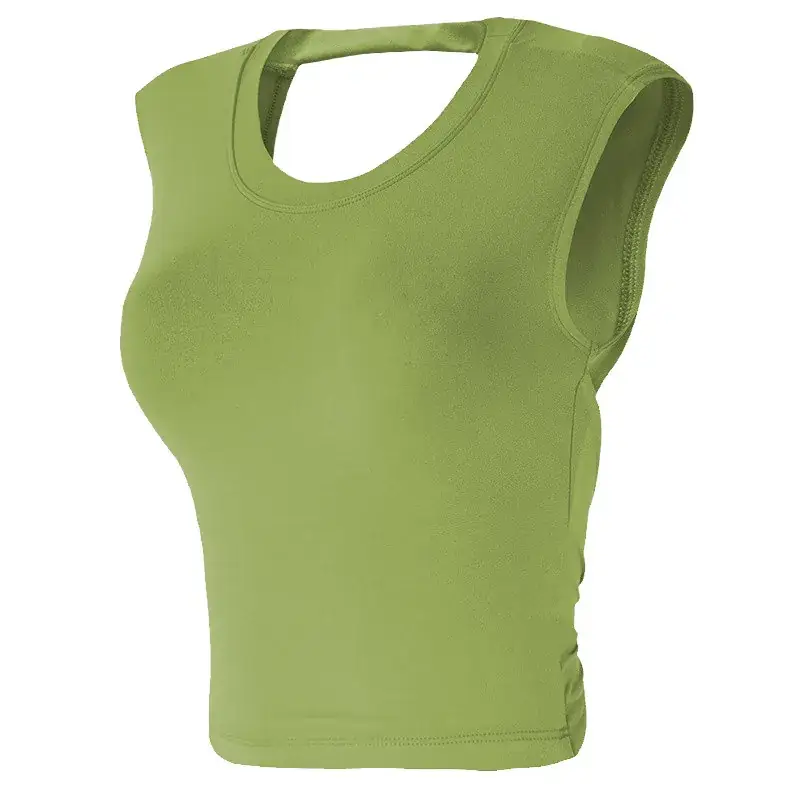 Women's Large Backless Yoga Vest Fixed Chest Pad - Image 2