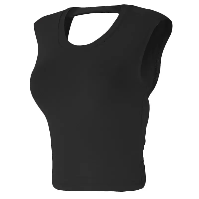 Women's Large Backless Yoga Vest Fixed Chest Pad - Image 5