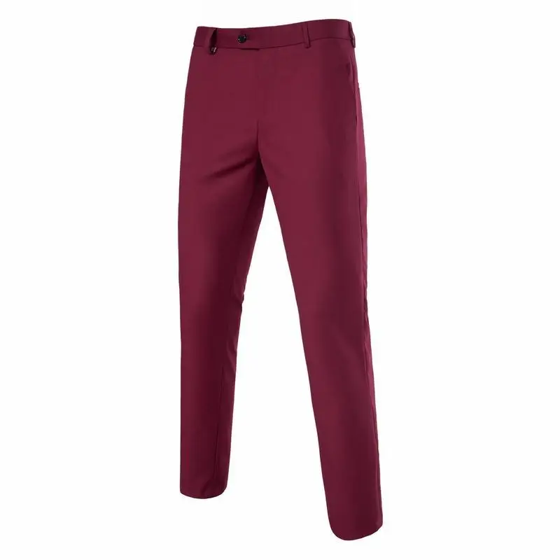 Men Grey Western Trousers Straight Fit Autumn Winter — feature 4
