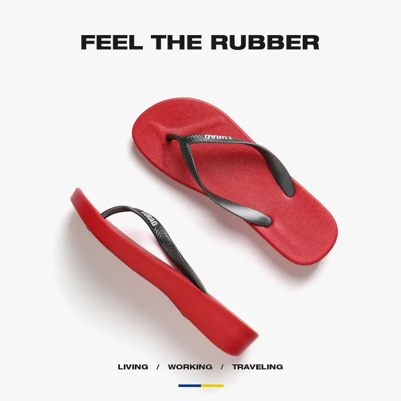 Women Korean Red EVA Casual Flip-Flops - Image 7