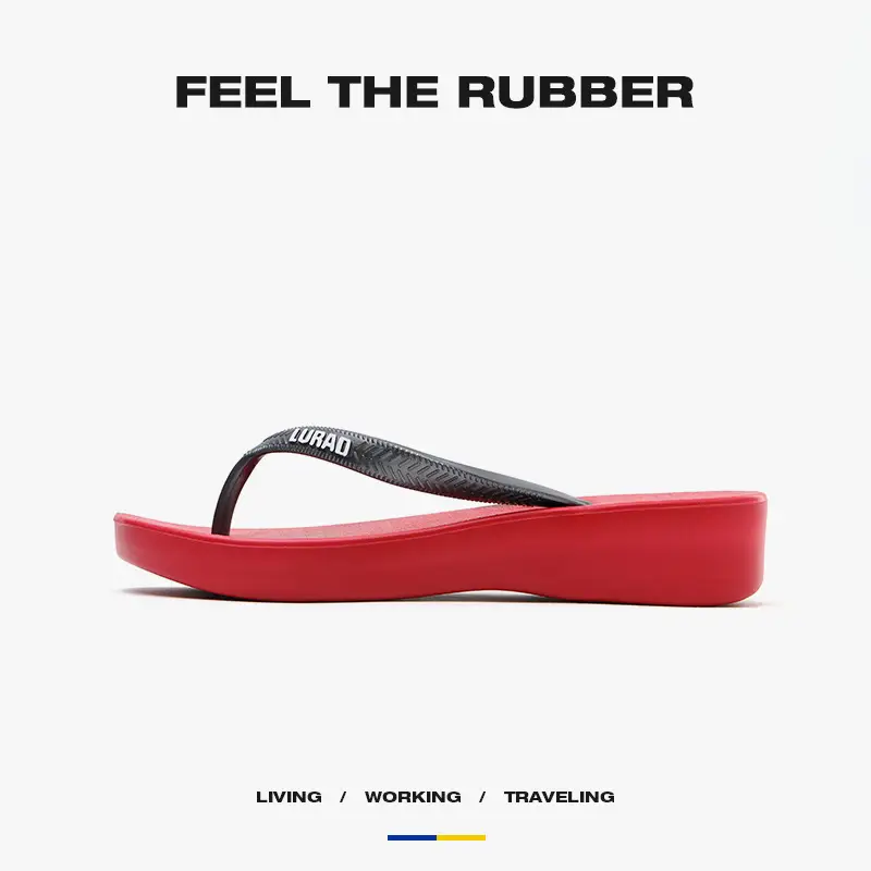 Women Korean Red EVA Casual Flip-Flops - Image 8