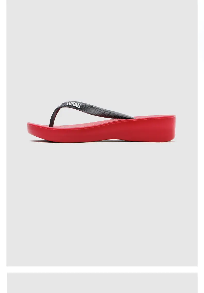Women Korean Red EVA Casual Flip-Flops — feature 6