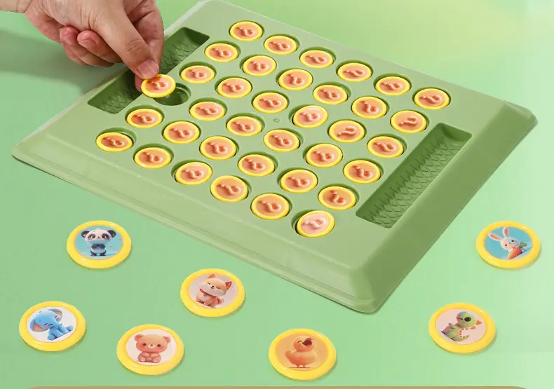 Two-Person Battle Animal Flip Chess Children's Pair Touch God Machine Wonderful Calculation Parent-Child Interactive Puzzle Reasoning Game — feature 2