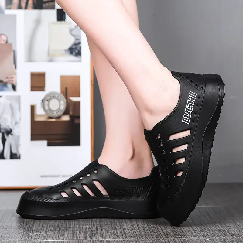 White Croc Sandals for Men Women Summer - Image 3
