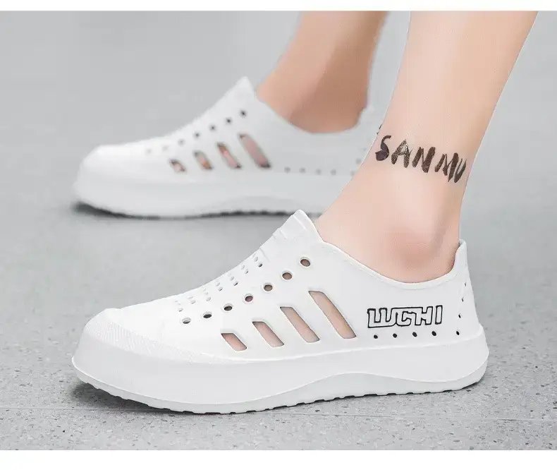 White Croc Sandals for Men Women Summer — feature 16