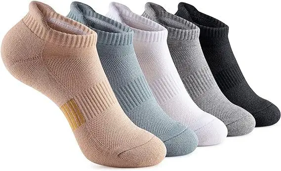 Cross-border in stock socks for men and women with plus size foreign trade wholesale summer mesh breathable socks and ankle running thin — feature 9