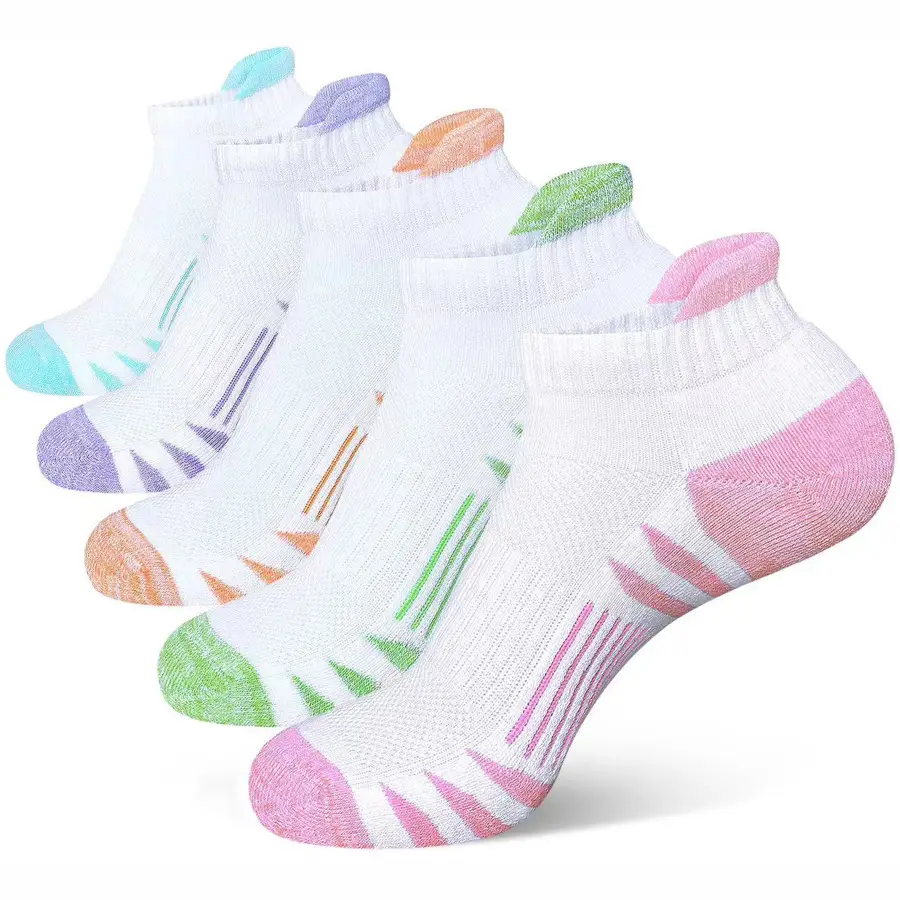 Cross-border in stock socks for men and women with plus size foreign trade wholesale summer mesh breathable socks and ankle running thin