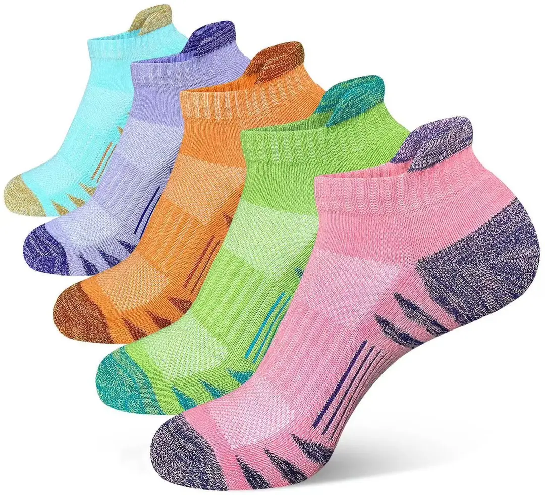Cross-border in stock socks for men and women with plus size foreign trade wholesale summer mesh breathable socks and ankle running thin
