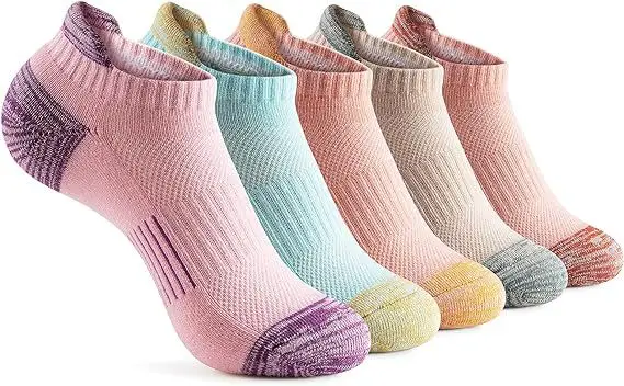 Cross-border in stock socks for men and women with plus size foreign trade wholesale summer mesh breathable socks and ankle running thin
