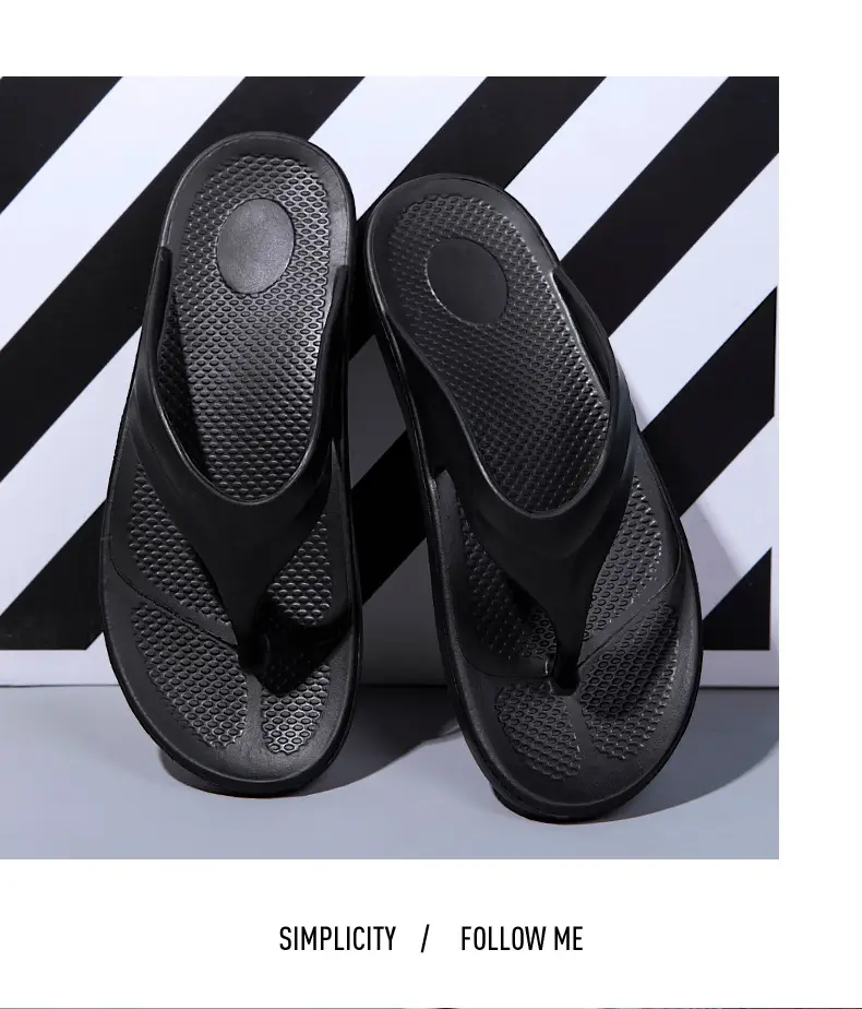 Cross-Border Parent-Child Couple Men's and Women's Large Size Flip-Flops Summer Outer Wear Casual Thick-Soled Beach Slippers Wholesale — feature 30