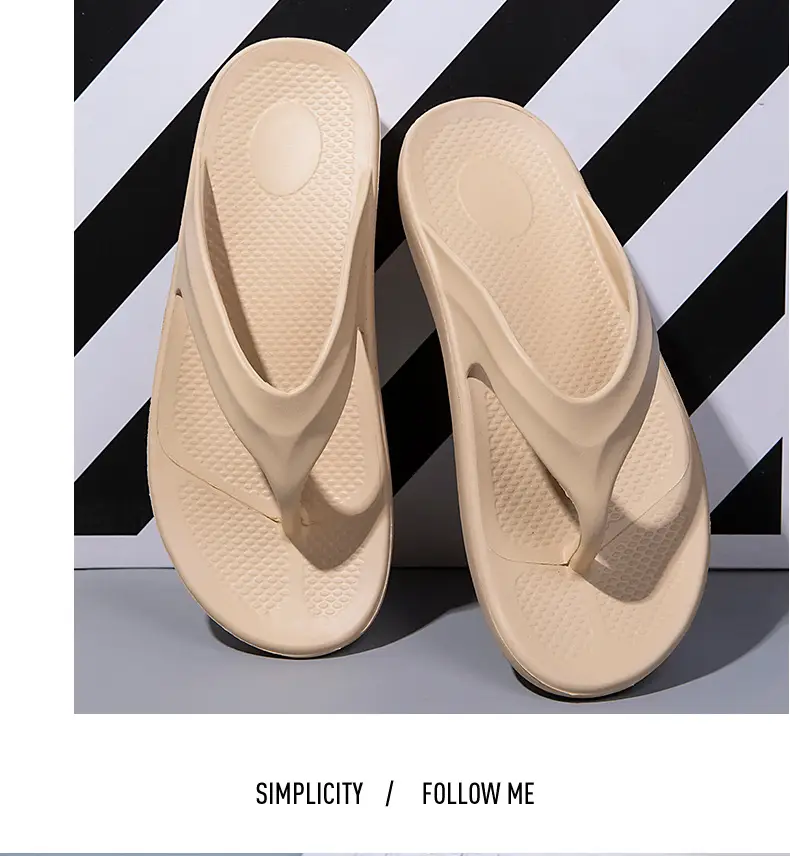 Cross-Border Parent-Child Couple Men's and Women's Large Size Flip-Flops Summer Outer Wear Casual Thick-Soled Beach Slippers Wholesale — feature 36