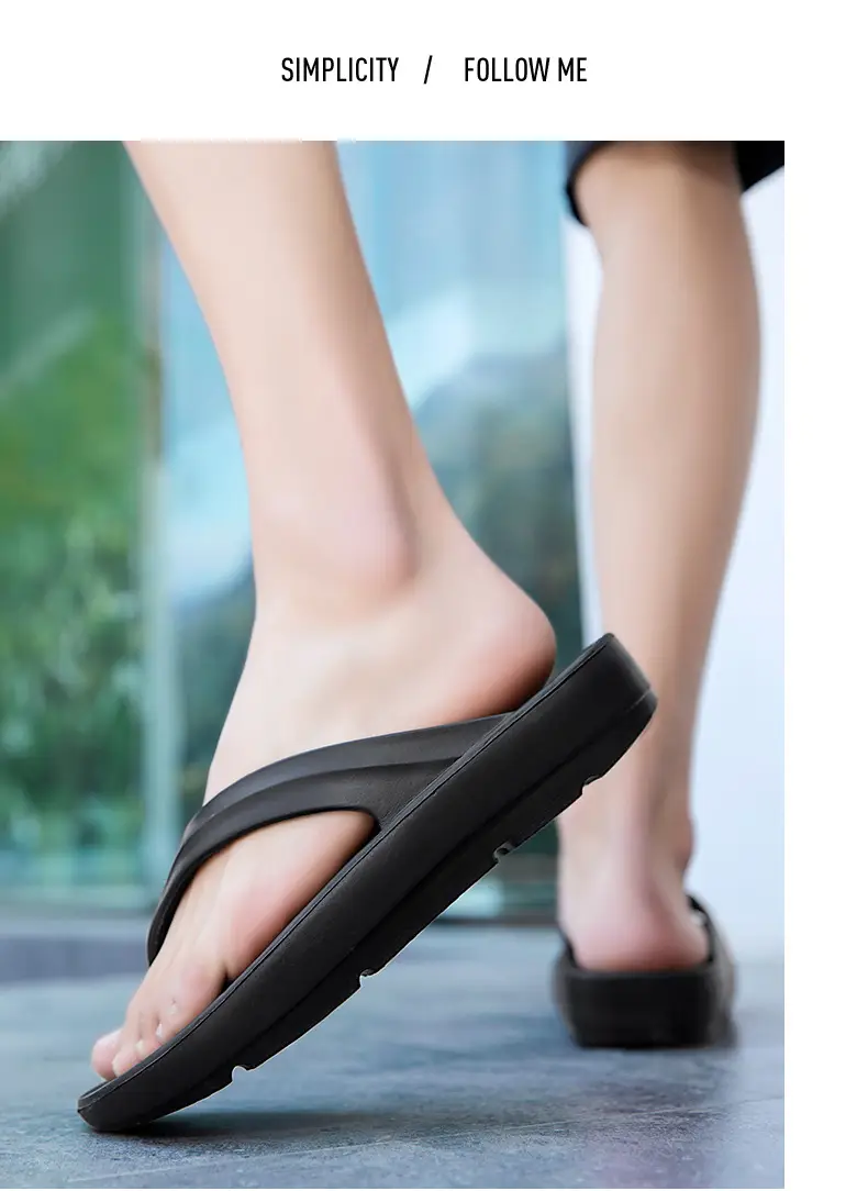 Cross-Border Parent-Child Couple Men's and Women's Large Size Flip-Flops Summer Outer Wear Casual Thick-Soled Beach Slippers Wholesale — feature 9
