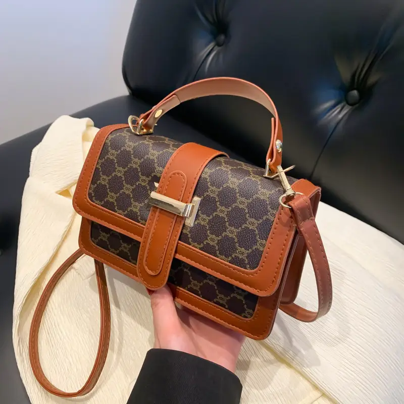 Retro Textured Square Bag for Women 2024 - Image 4