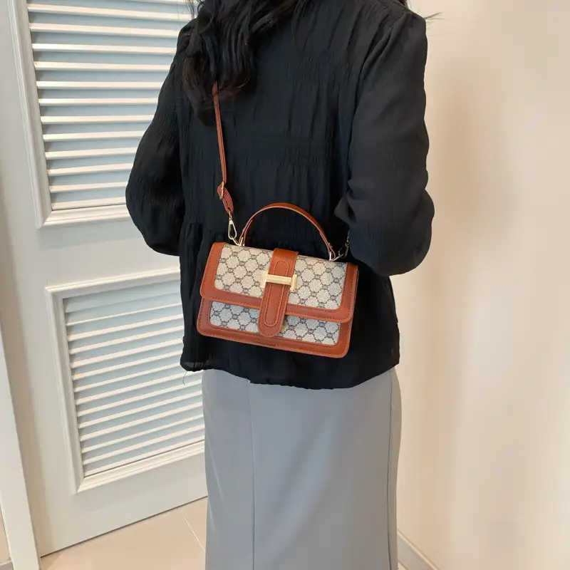 Retro Textured Square Bag for Women 2024 - Image 5