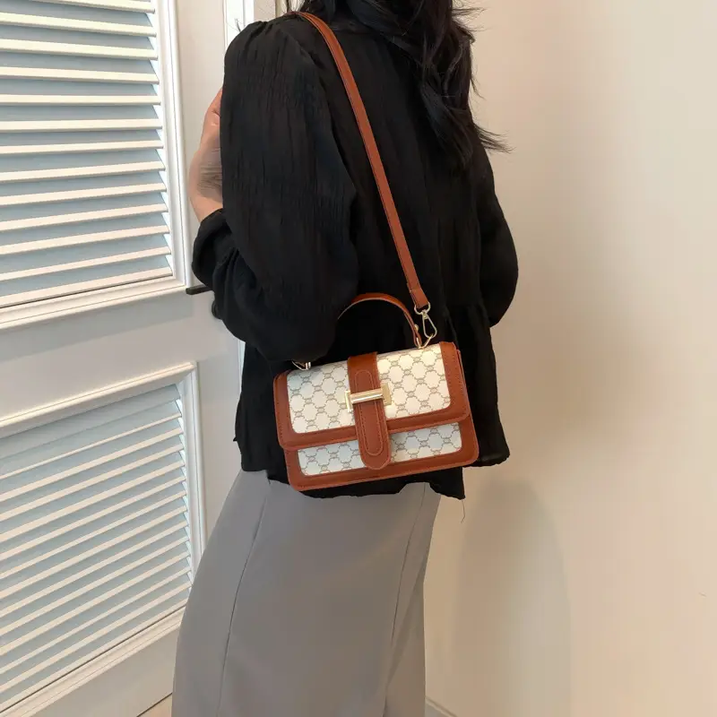 Retro Textured Square Bag for Women 2024 - Image 6