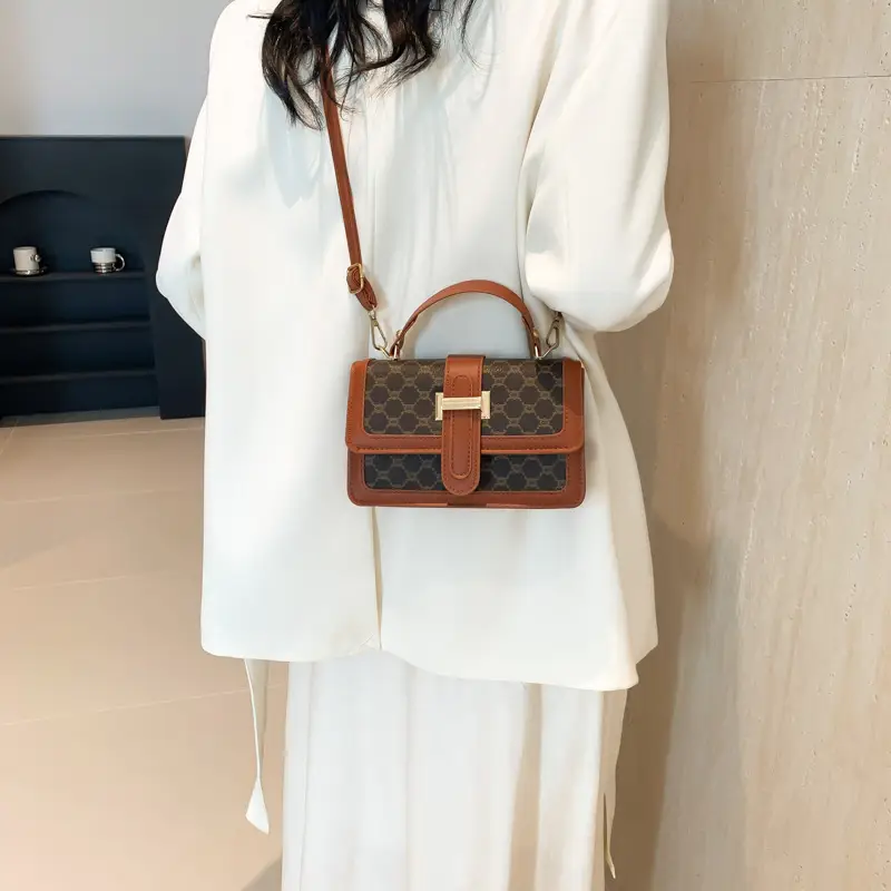 Retro Textured Square Bag for Women 2024 - Image 7