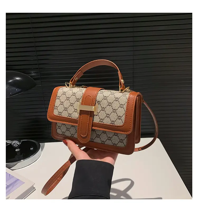 Retro Textured Square Bag for Women 2024 - Image 2