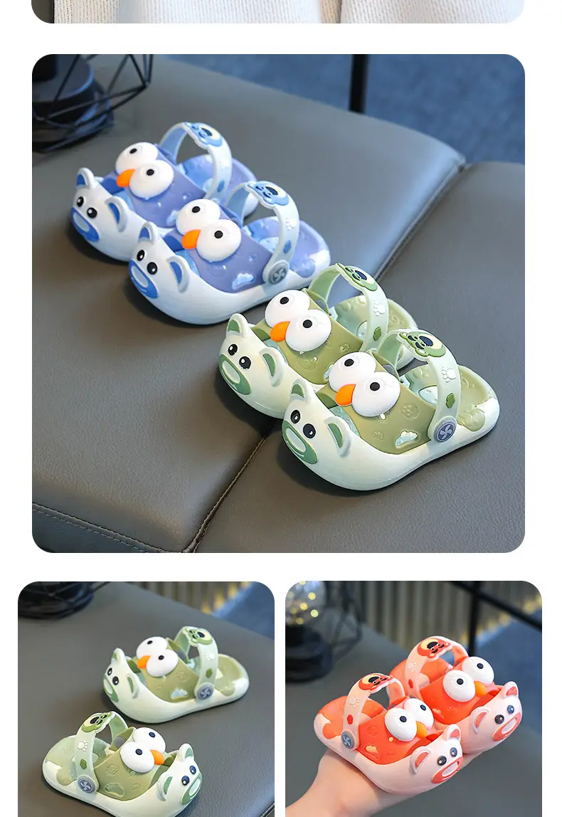 Cartoon Big Eyes Baby Slippers Summer Outdoor — feature 18
