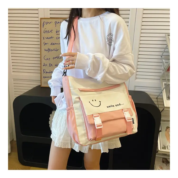 Pink Cartoon Student Tote Bag for Girls 2024 — feature 15