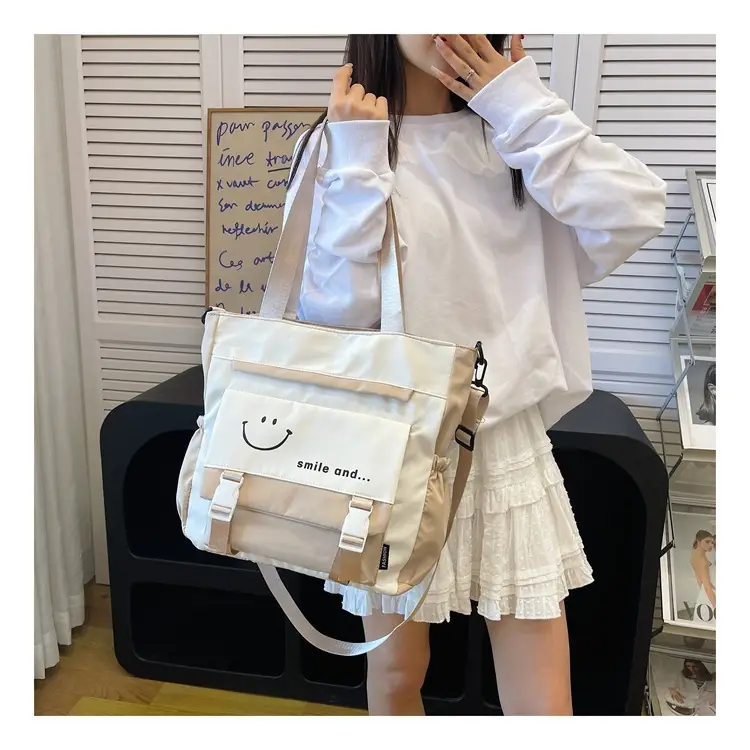 Pink Cartoon Student Tote Bag for Girls 2024 — feature 18