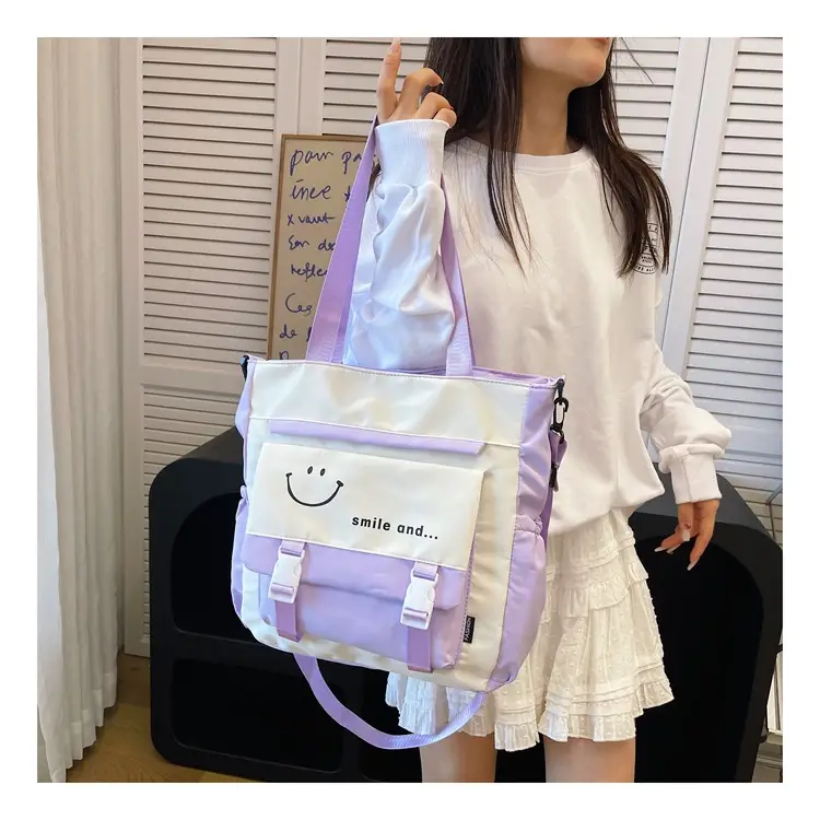 Pink Cartoon Student Tote Bag for Girls 2024 — feature 23