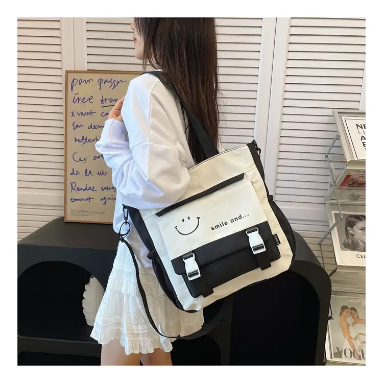 Pink Cartoon Student Tote Bag for Girls 2024 — feature 26