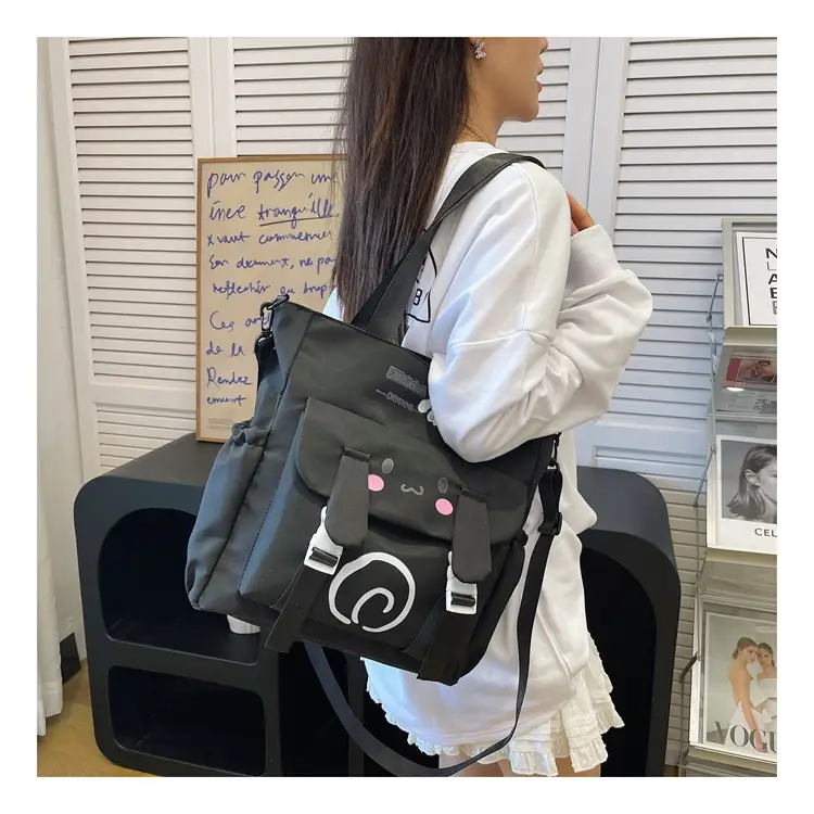 Pink Cartoon Student Tote Bag for Girls 2024 — feature 30