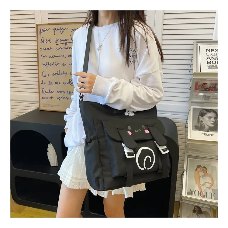 Pink Cartoon Student Tote Bag for Girls 2024 — feature 31