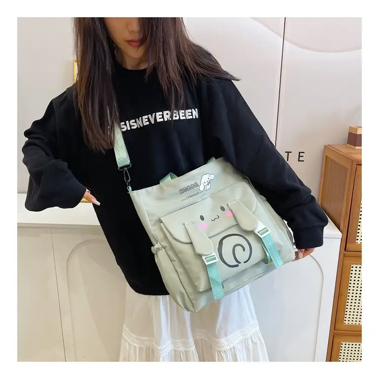 Pink Cartoon Student Tote Bag for Girls 2024 — feature 36
