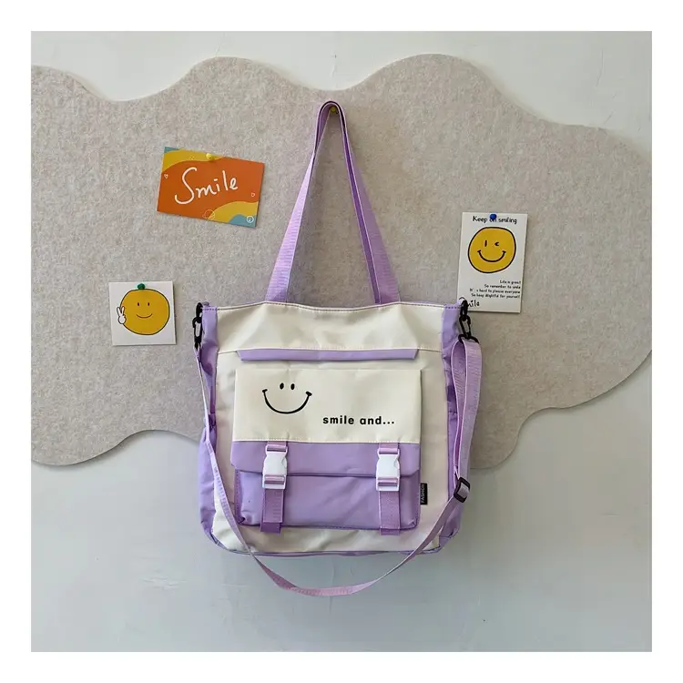 Pink Cartoon Student Tote Bag for Girls 2024 — feature 47